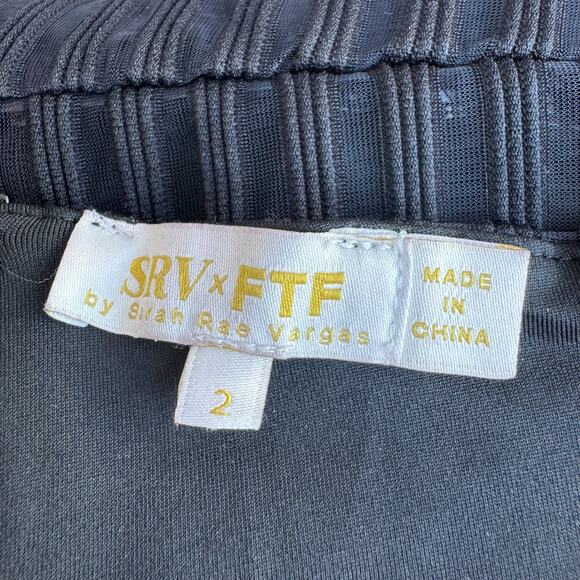 New Fashion to Figure x Sara Rae Vargas 2X Sleeveless Shadow Stripe Jumpsuit - Picture 8 of 8